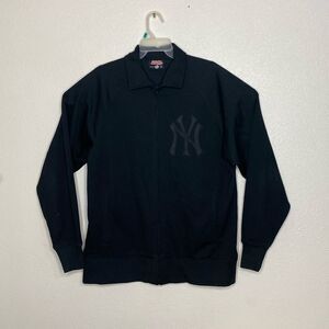 STITCHES Men’s New York Yankees Black Full Zip Jacket Size M